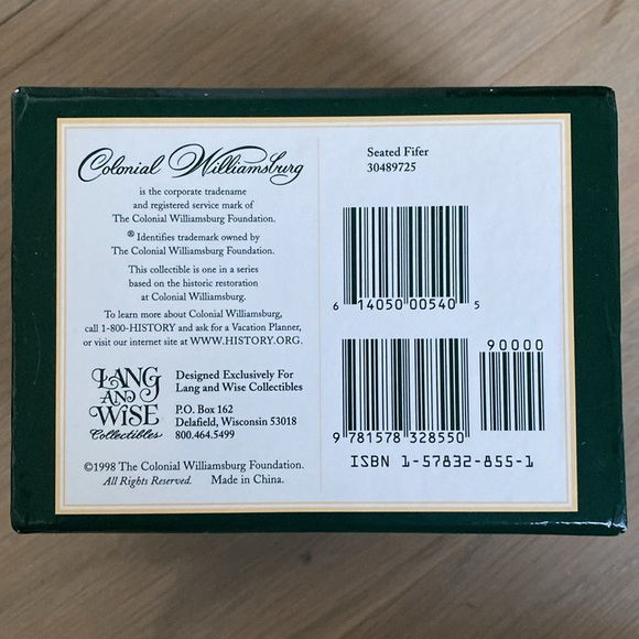 Williamsburg Seated Fifer - Lang and Wise - Picture 4 of 10